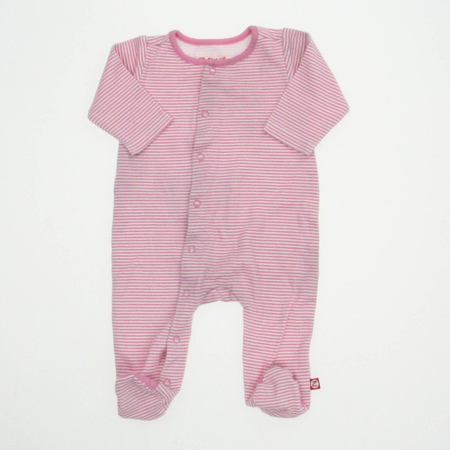 Zutano Pink | White Long Sleeve Outfit 3 Months 