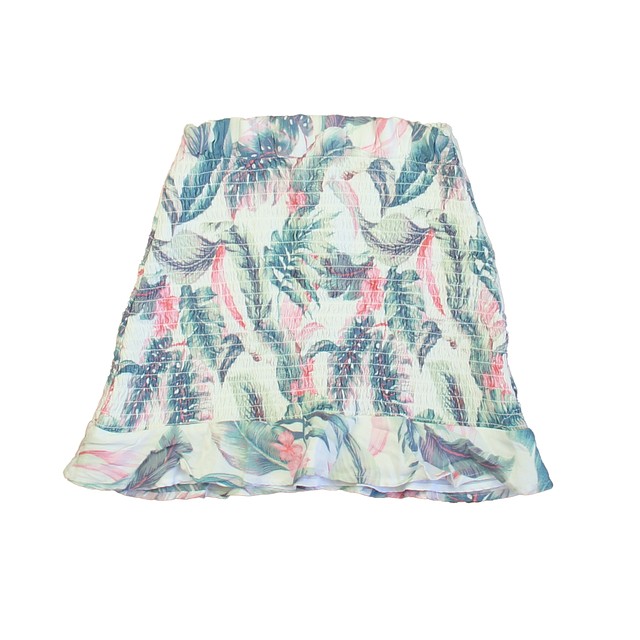 Abercrombie Ivory | Pink | Blue Floral Skirt 11-12 Years 