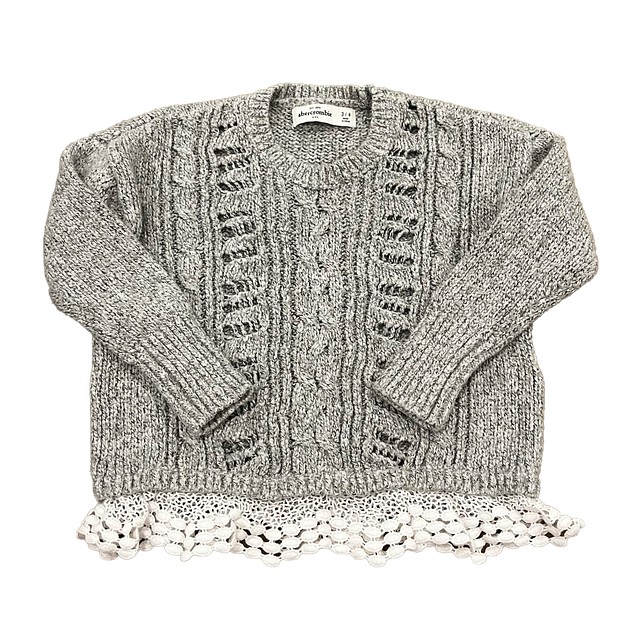 Abercrombie Gray Sweater 3-4T 