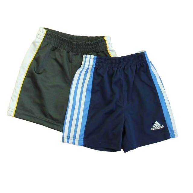 Adidas | Nike Set of 2 Blue | Gray Athletic Shorts 12 Months 