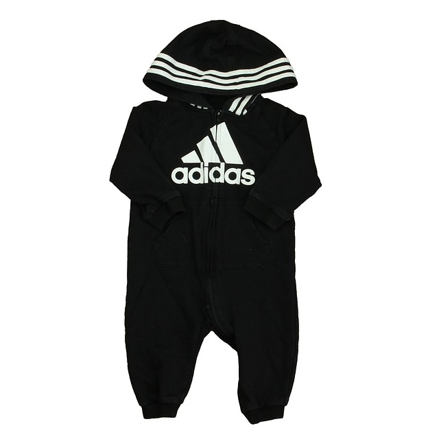 Adidas Black | White Long Sleeve Outfit 12 Months 