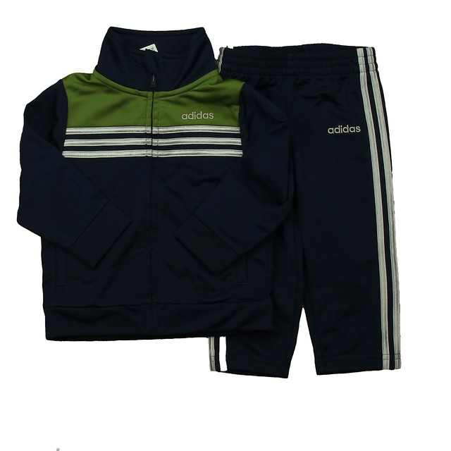 Adidas 2-pieces Navy | Gray Track Suit 12 Months 