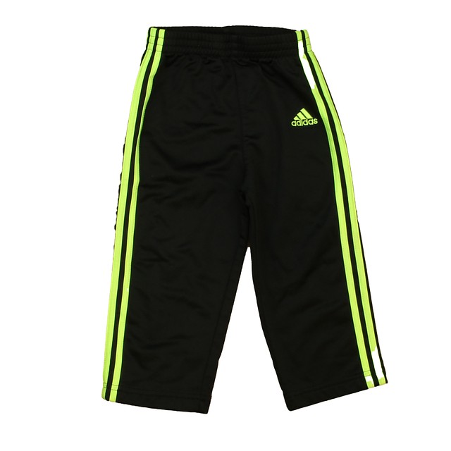 Adidas Black | Green Athletic Pants 18 Months 