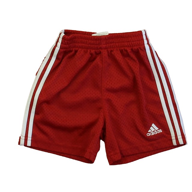 Adidas Red Athletic Shorts 18 Months 