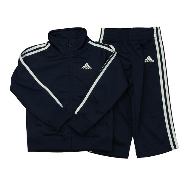 Adidas 2-pieces Navy | White Track Suit 24 Months 