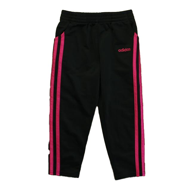 Adidas Black | Pink Athletic Pants 3T 