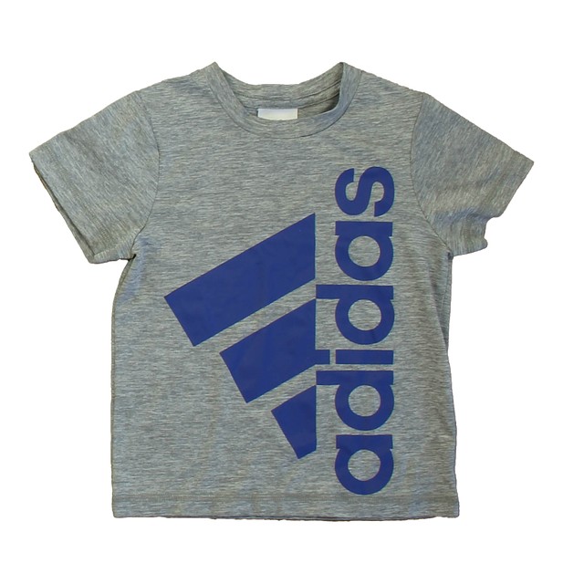 Adidas Gray | Blue Athletic Top 3T 