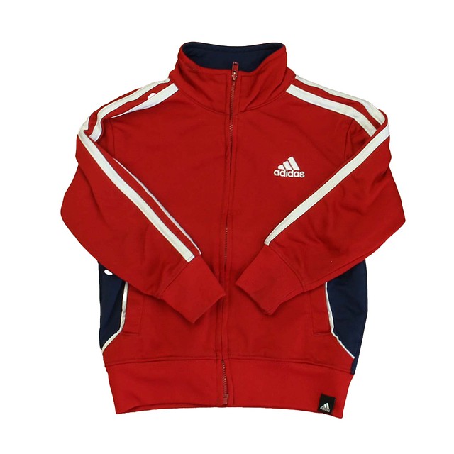 Adidas Red | White | Navy Athletic Top 3T 