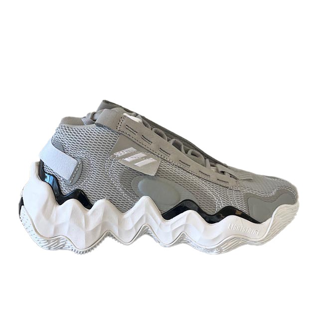 Adidas Gray | Exhibit B Mid Basketball Sneakers 5 Youth 