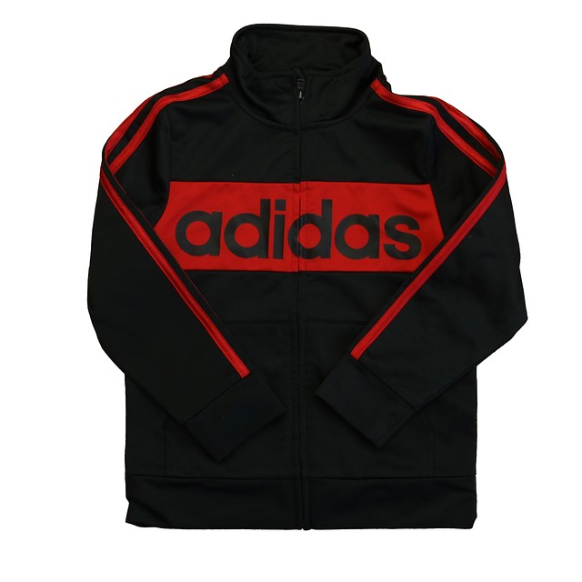 Adidas Black | Red Athletic Top 5T 