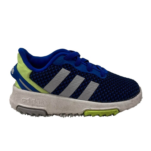 Adidas Blue | Green Sneakers 6 Toddler 