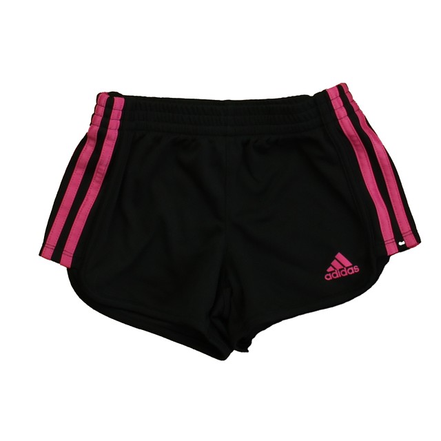 Adidas Black | Pink Athletic Shorts 6 Years 