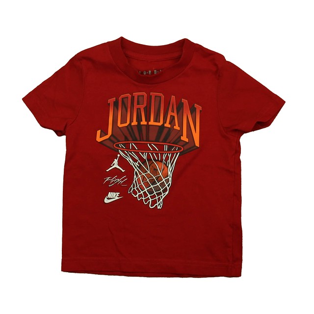 Air Jordan Red T-Shirt 2-3T 