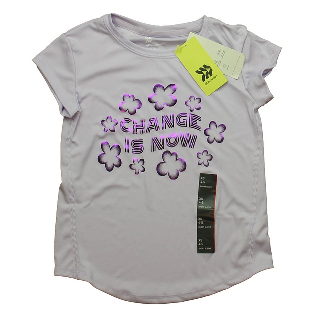 All In Motion Purple Athletic Top 4-5T 