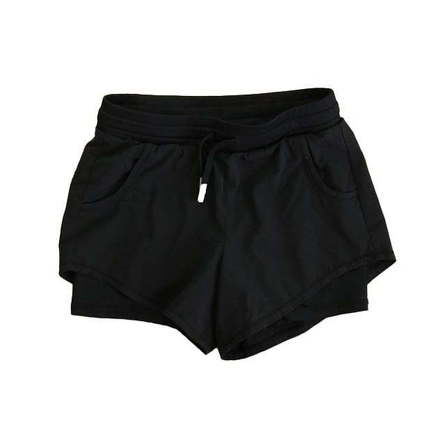 All in Motion Black Athletic Shorts 7-8 Years 