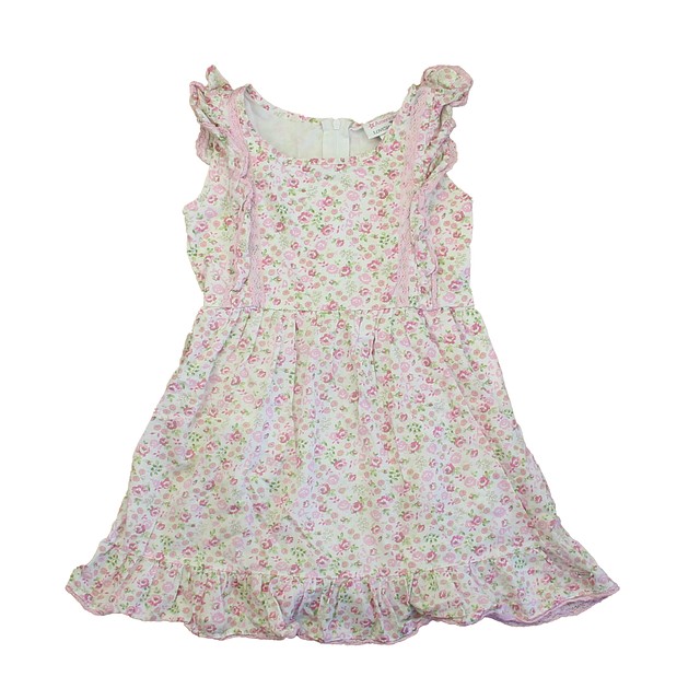 American Girl Pink Floral Dress 6 Years 