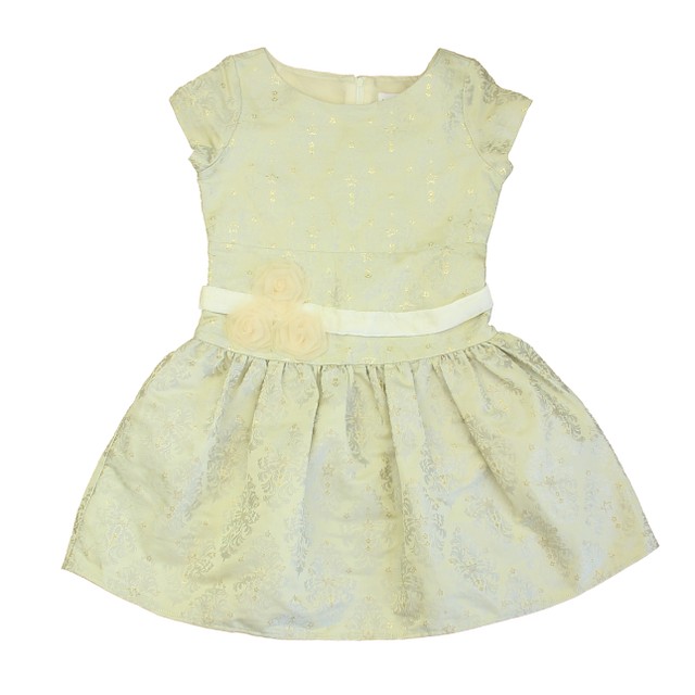 American Girl Ivory | Gold Special Occasion Dress 8 Years 