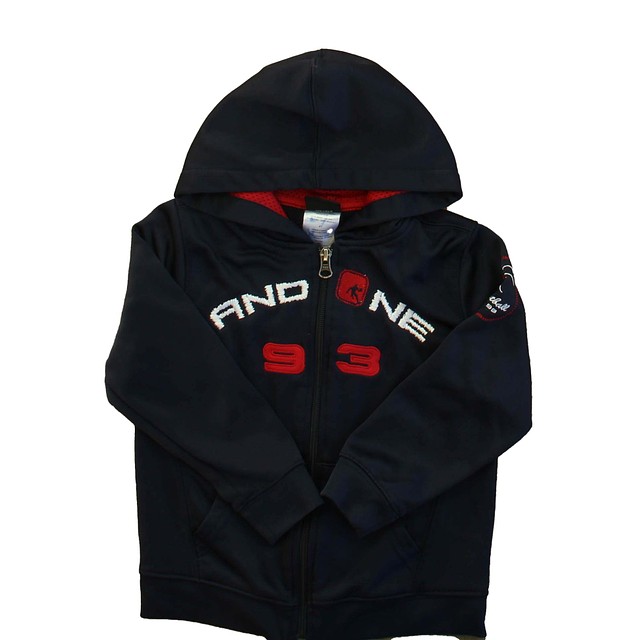 And1 Navy | Red Hoodie 4T 