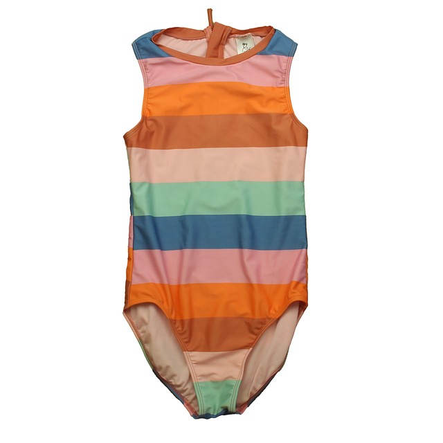 Art Class Pastel Stripe 1-piece Swimsuit 14 Years 