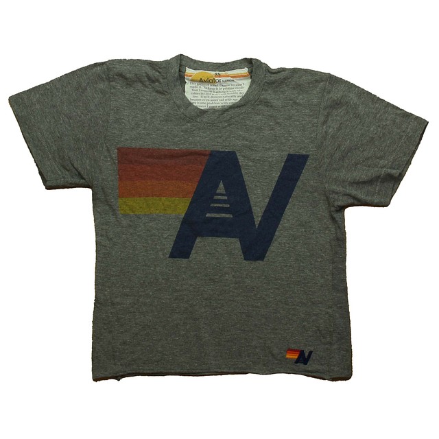 Aviator Nation Gray T-Shirt Junior XS 