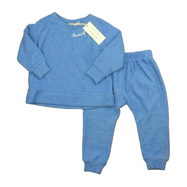 Baby Barn 2-pieces Blue Apparel Sets 6-9 Months 
