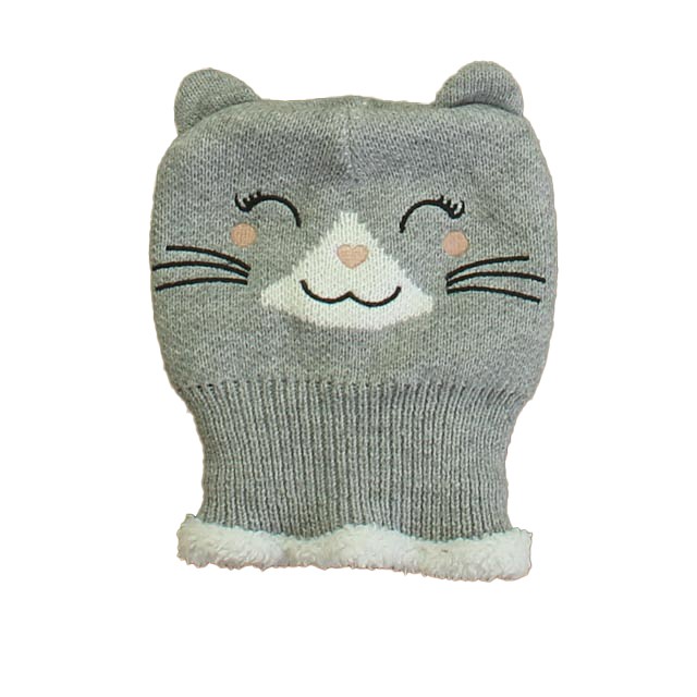 Barnes and Noble Gray Cat Winter Hat 12-18 Months 