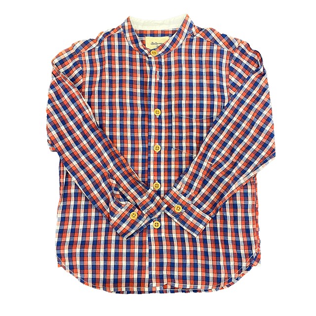 Bellerose Red | Blue Check Button Down Long Sleeve 4T 