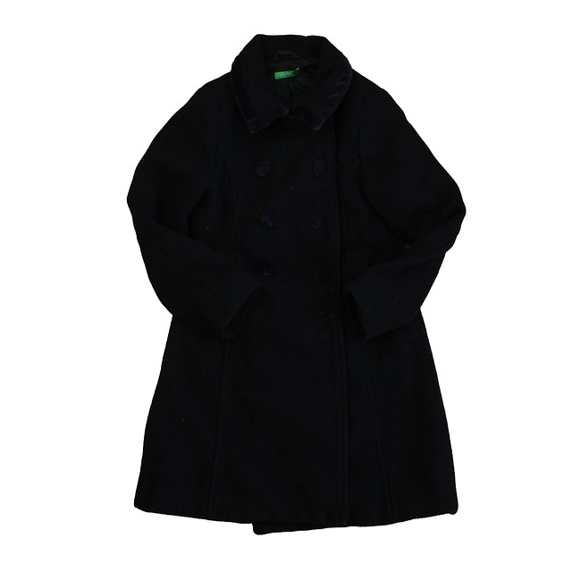 Benetton Navy Winter Coat 4T 