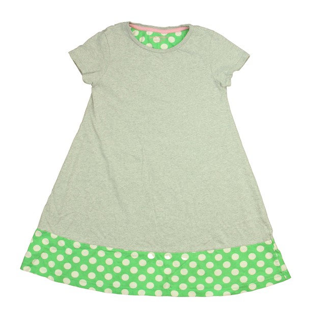 Boden Gray | Green Polka Dots Dress 11-12 Years 