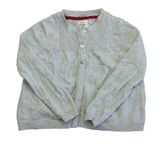 Boden Silver Cardigan 2-3T 