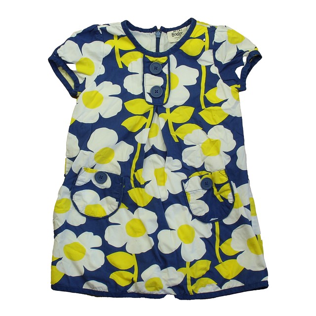 Boden Blue | Yellow Floral Dress 3-4T 