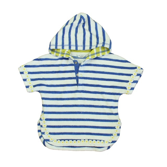 Boden White | Blue Stripe Cover-up 3-6 Months 