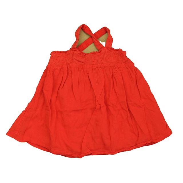 Boden Red Blouse 3T 