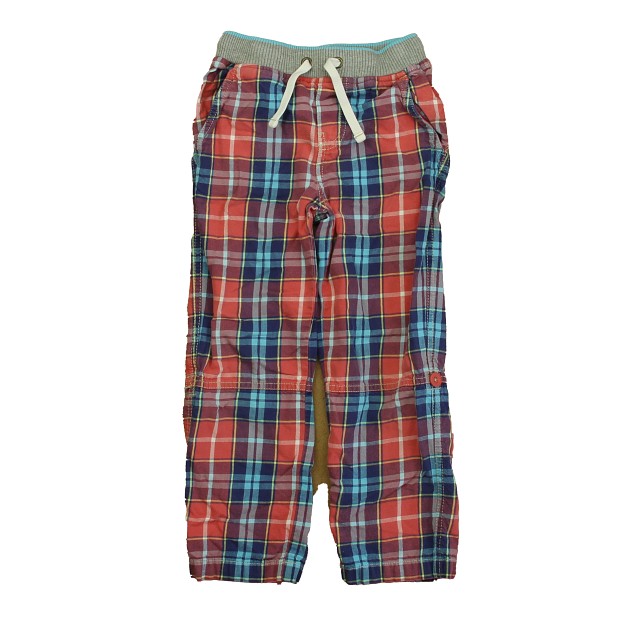 Boden Red | Blue Plaid Pants 6 Years 