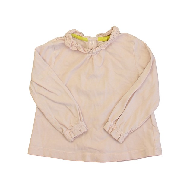 Boden Pink Long Sleeve Shirt 9-12 Months 