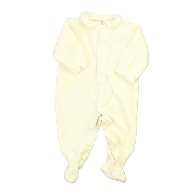 Bonpoint Ivory Velour Long Sleeve Outfit 3 Months 