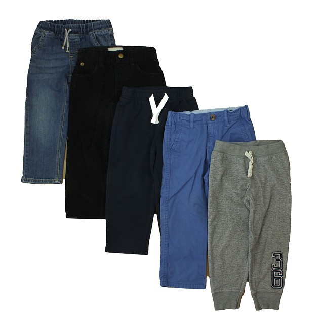 Boys Set of 5 Set of 5 Pants & Jeans 2-3T "choose size" 