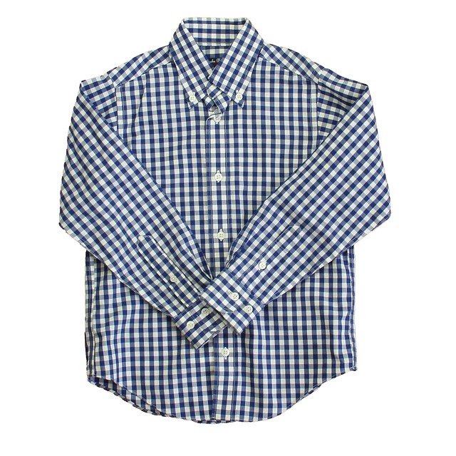 Brooks Brothers Blue | White Button Down Long Sleeve 4-6 Years 