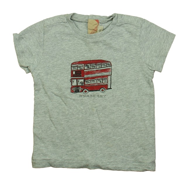 Burberry Gray London Bus T-Shirt 18 Months 