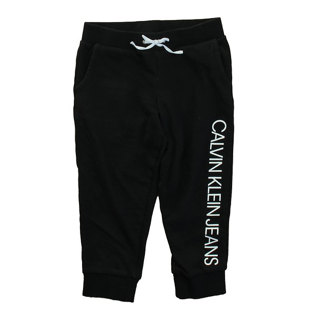 Calvin Klein Black Casual Pants 7-8 Years 
