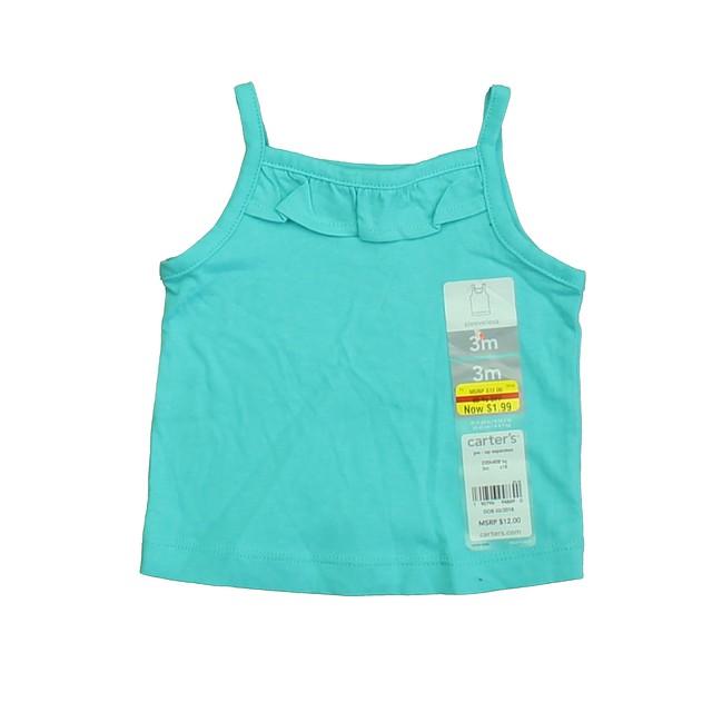 Carter's Turquoise Tank Top 3 Months 