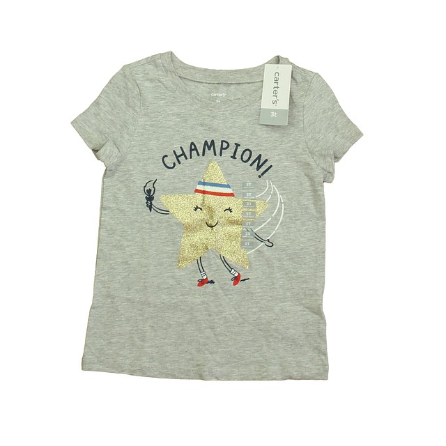 Carter's Gray Champion T-Shirt 3T 