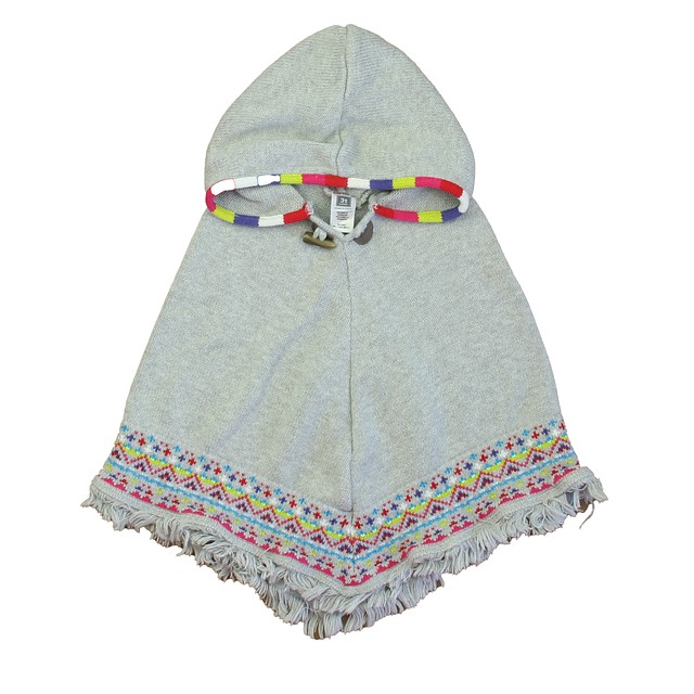 Carter's Gray Poncho 3T 
