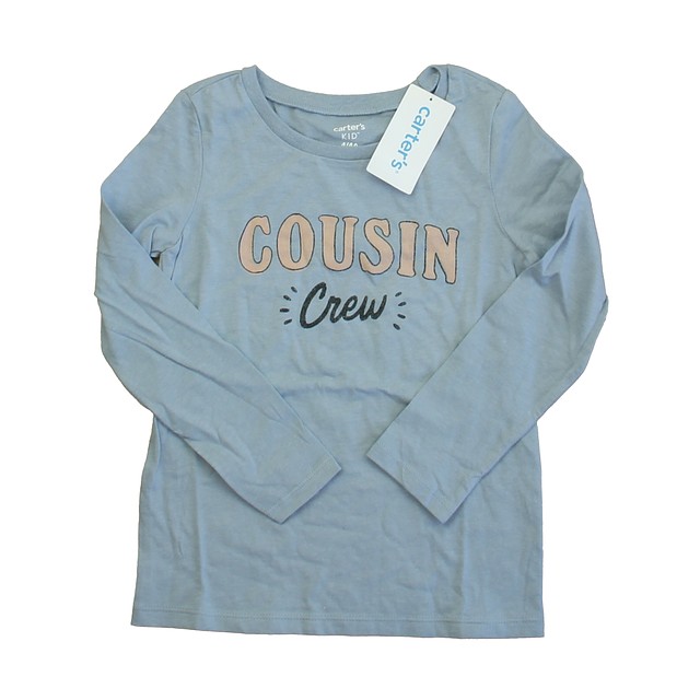 Carter's Blue "Cousins Crew" Long Sleeve T-Shirt 4T 