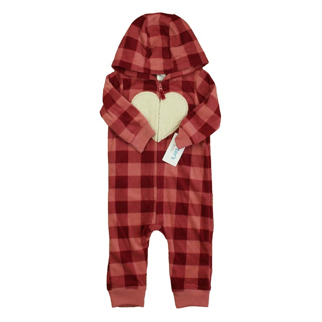 Carters' Pink Heart Long Sleeve Outfit 9 Months 