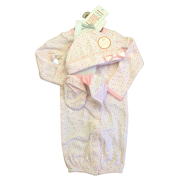 Carter's 4-pieces Pink | White Nightgown Newborn 