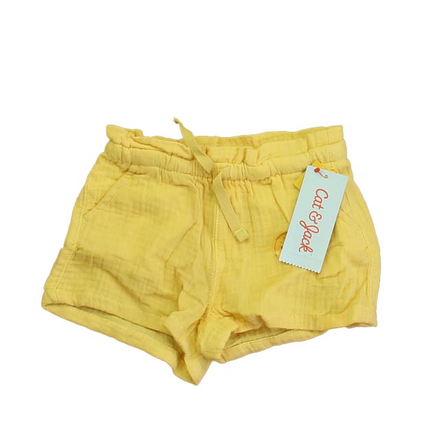 Cat & Jack Yellow Shorts 18 Months 