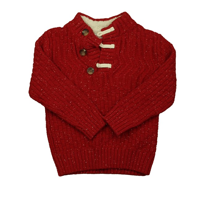 Cat & Jack Red Sweater 3T 