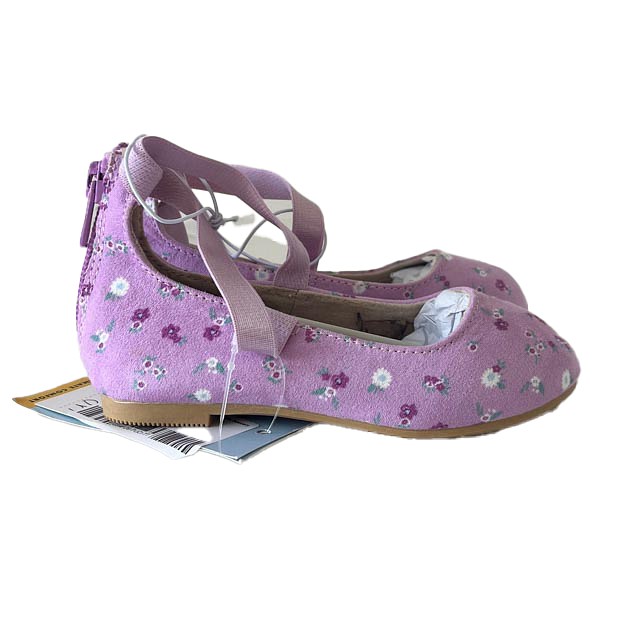 Cat & Jack Purple Floral Shoes 7 Toddler 