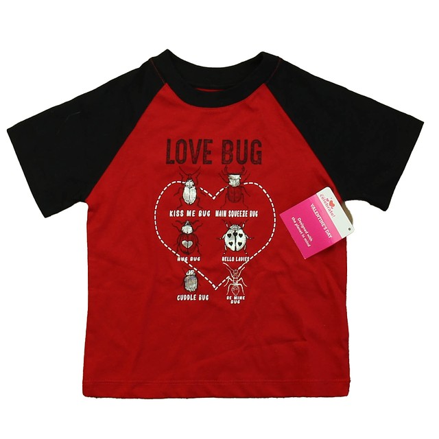 Celebrate Valentines Red | Black Love Bug T-Shirt 3T 